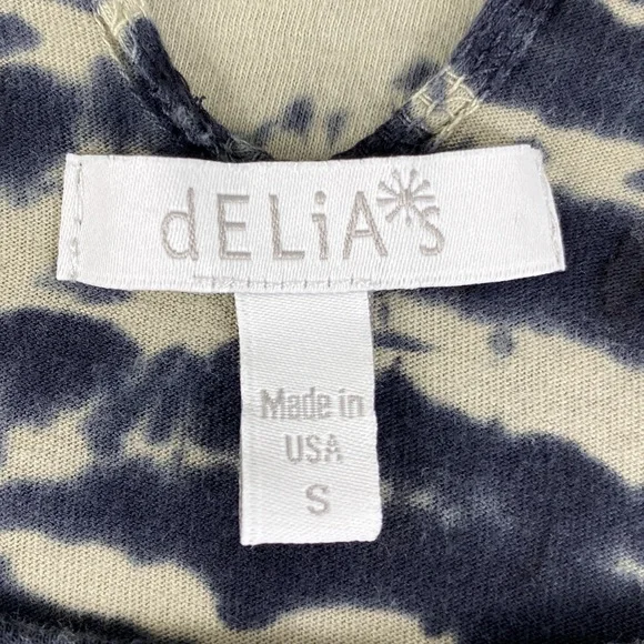 dELiAs Black and Gray Tie Dye Boho Cotton Sun Dress - Picture 11 of 13